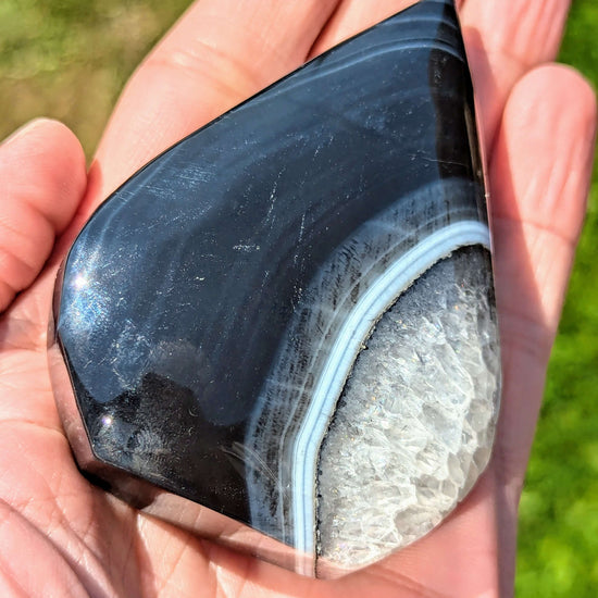 Black-Agate-Freeform-183g