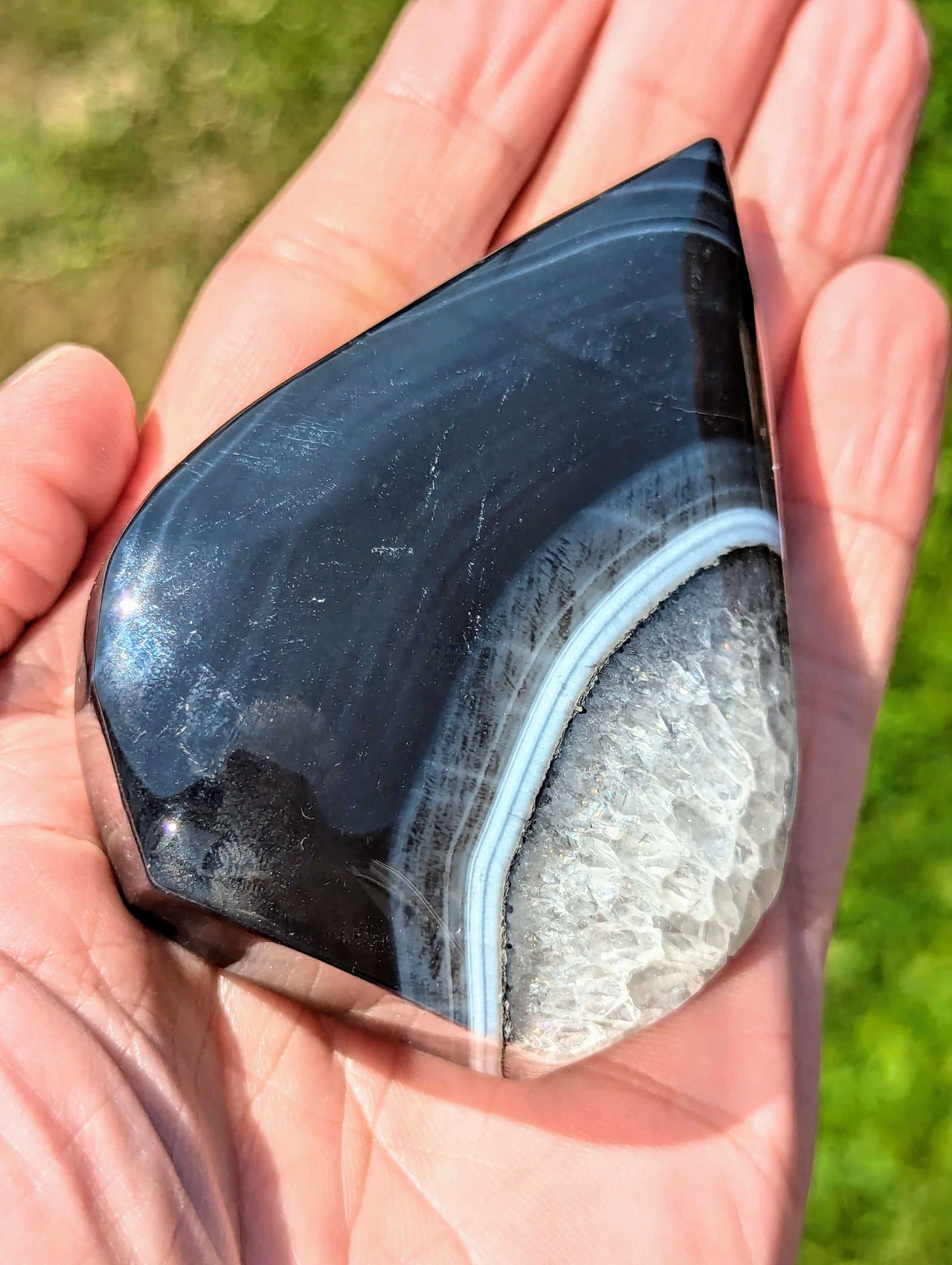 Black-Agate-Freeform-183g