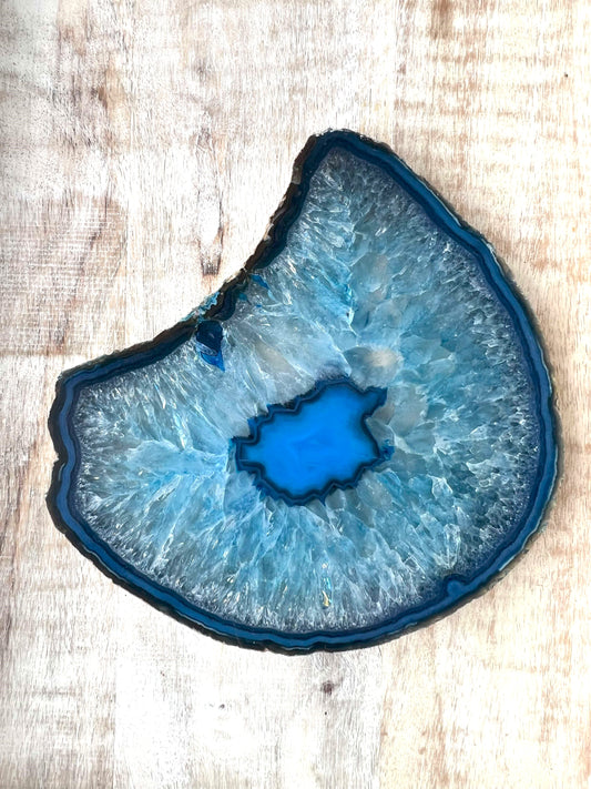 Blue Agate Platter 1480g