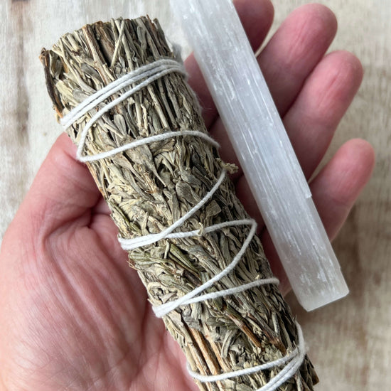 The-Intention-Setting-Bundle-White-Sage-or-Blue-Sage-Selenite-Stick