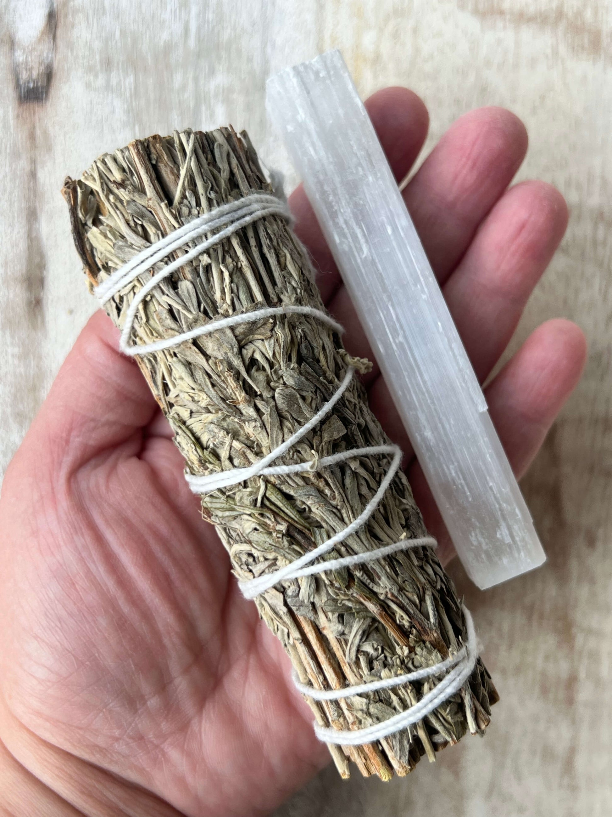 The-Intention-Setting-Bundle-White-Sage-or-Blue-Sage-Selenite-Stick
