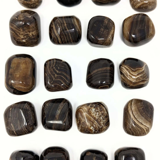 Chocolate-Calcite-Tumbled