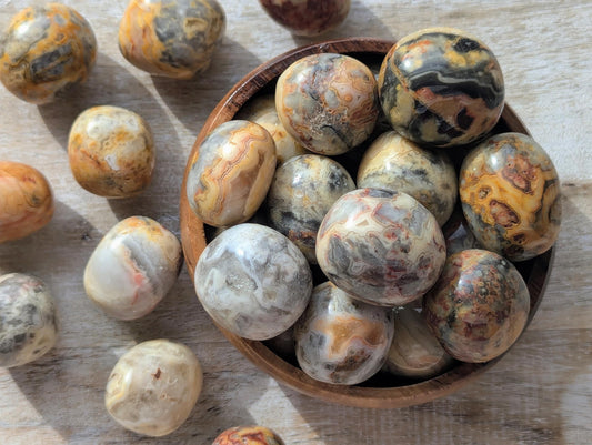 Crazy Lace Agate Tumbled Stones