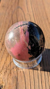 Rhodonite Crystal Sphere 352g