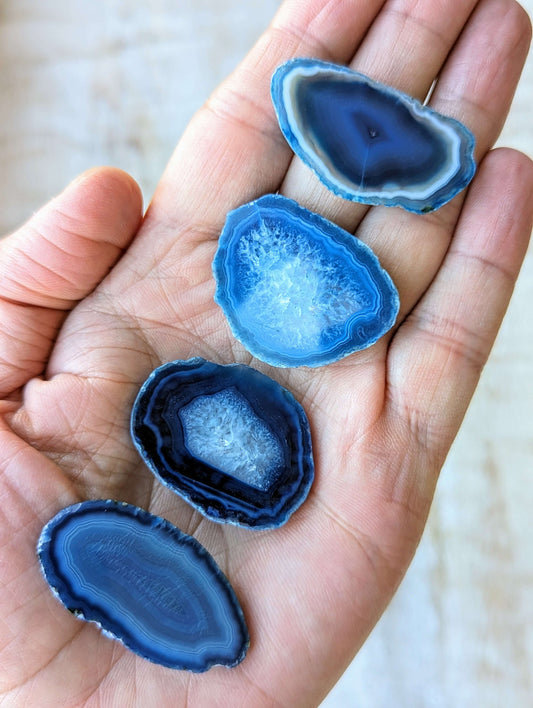 Natural-blue-agate-slices