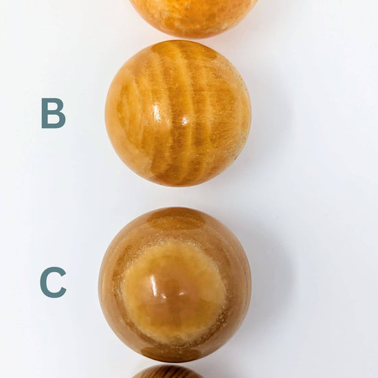 Orange-Calcite-Spheres