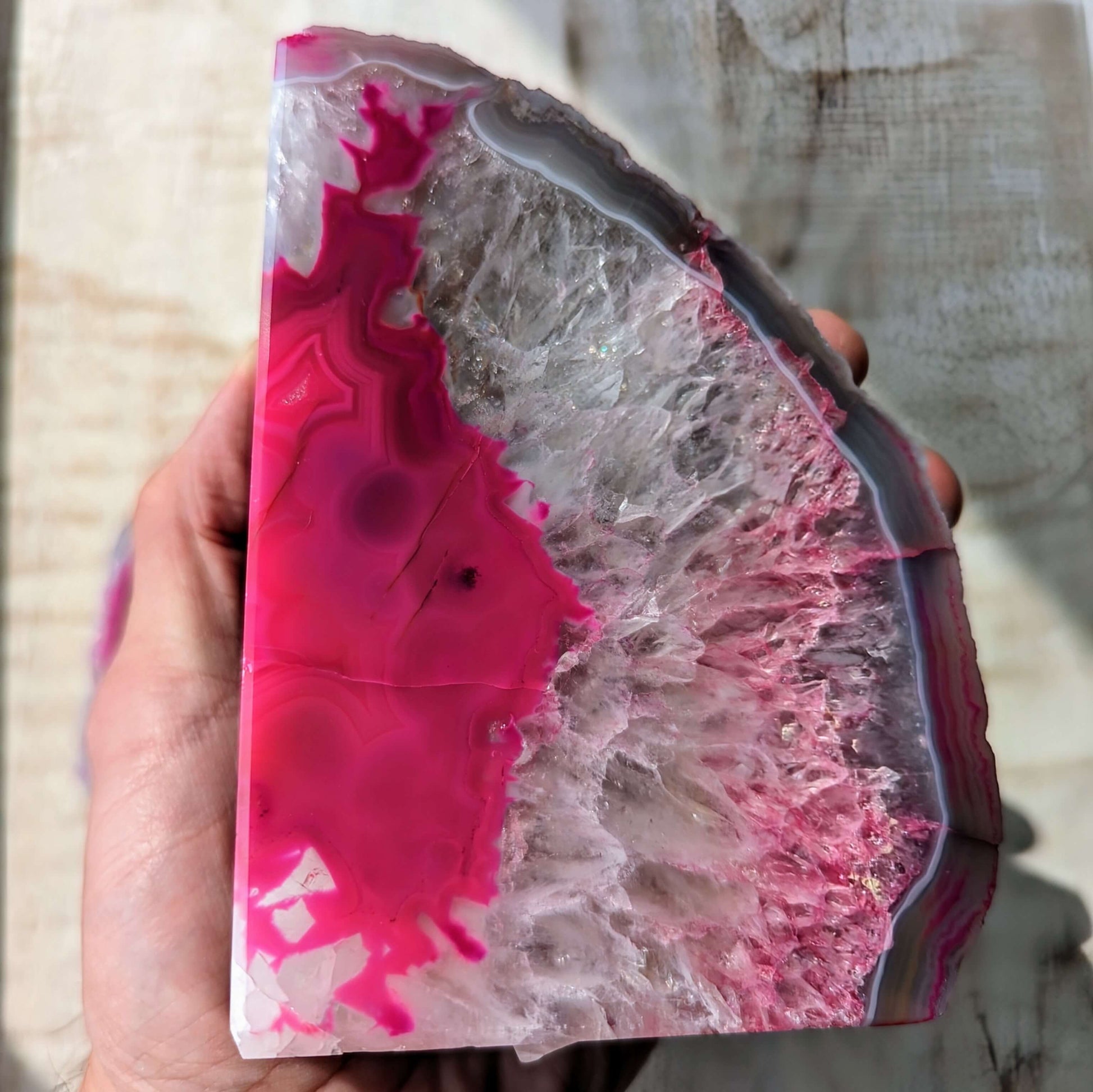 Pink-Agate-Bookends-from-Brazil