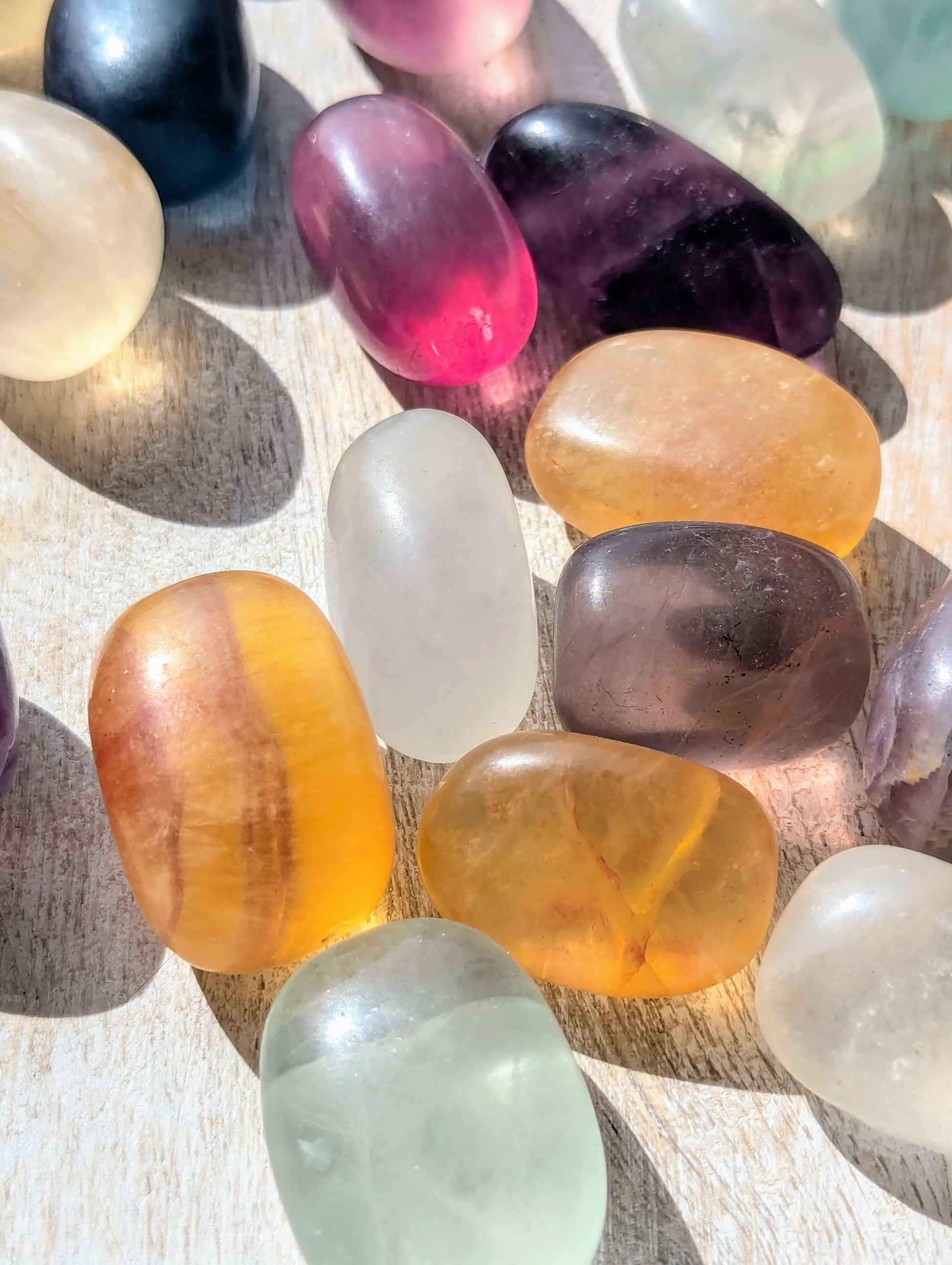 Polished-Rainbow-Fluorite-Stones