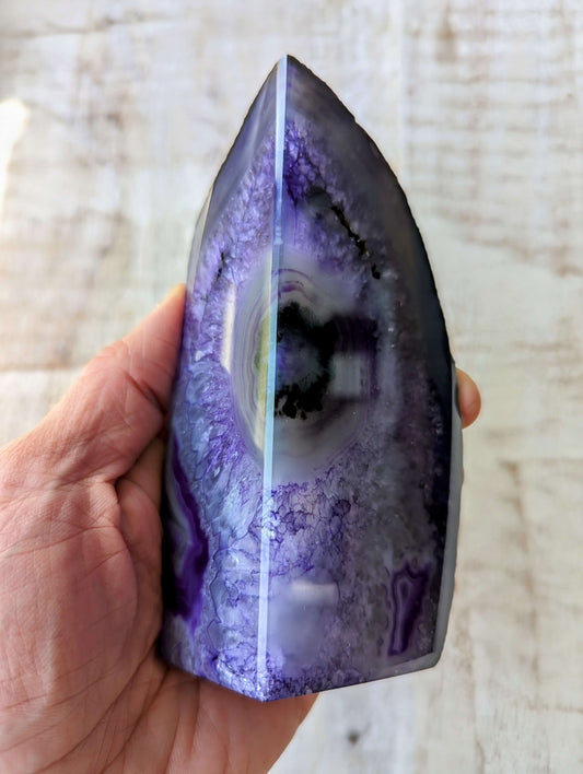 Purple-Agate-Bookend