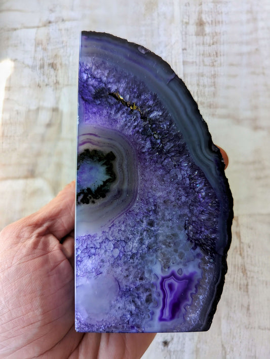Purple-Agate-Geode-Bookend-Pair