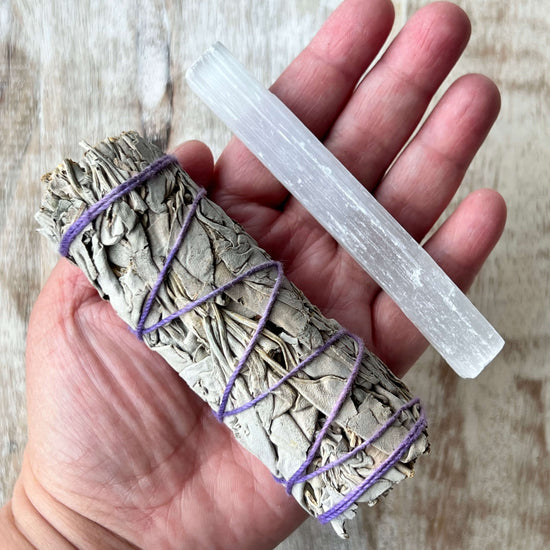 The-Intention-Setting-Bundle-White-Sage-or-Blue-Sage-Selenite-Stick