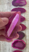Pink Agate Slice 5.5cm to 6.5 cm