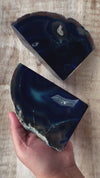 Blue Agate Bookend 1290g