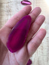 Pink Agate Slice 5.5cm to 6.5 cm