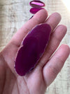 Pink Agate Slice 5.5cm to 6.5 cm