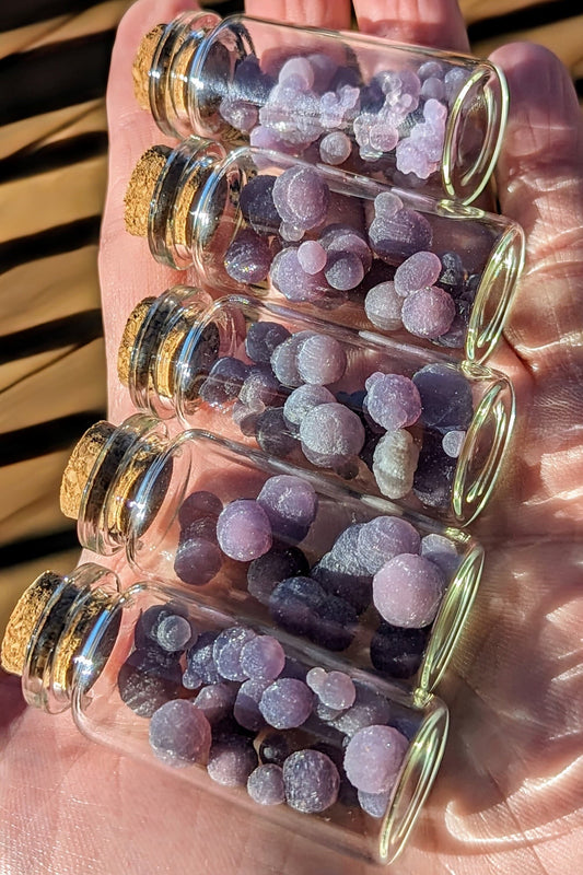 Grape Agate Purple Mini