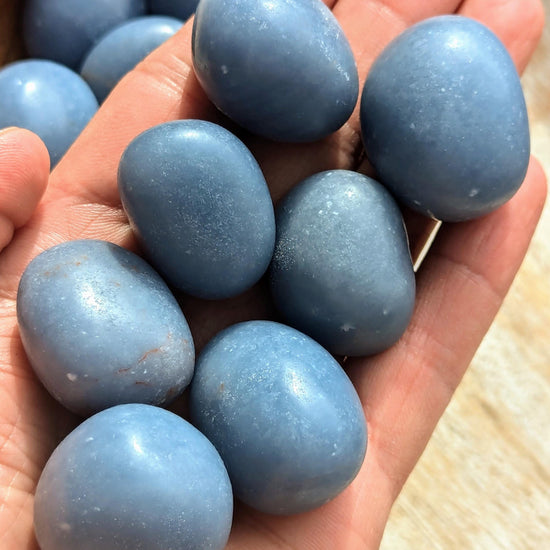 Angelite Tumbled Gemstones