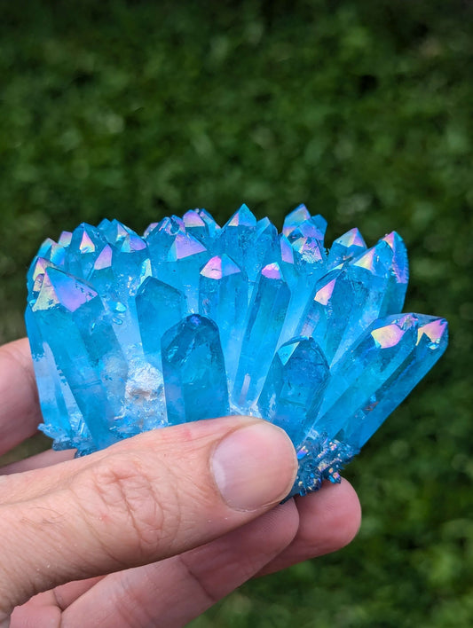 Aqua-Aura-Quartz-Crystal