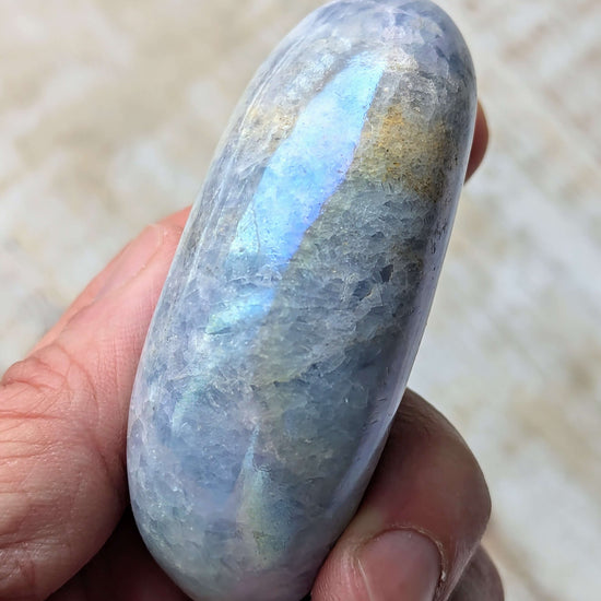 Aura-Blue-Calcite-Palmstone