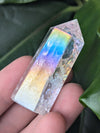 Angel Aura Crackle Quartz Tower