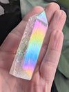 Angel Aura Crackle Quartz Tower