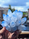 Blue-Phantom-Ghost-Quartz-Cluster