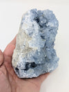 Large Raw Celestite Crystal Cluster Geode