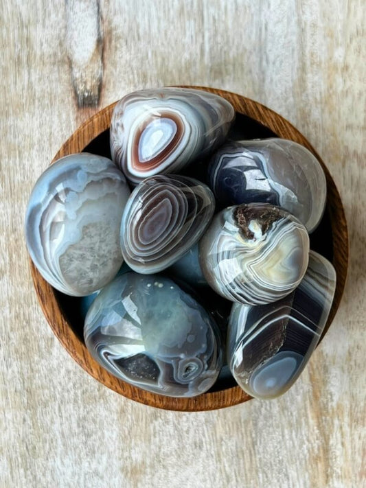 Botswana Agate Tumbled Stone - High Quality