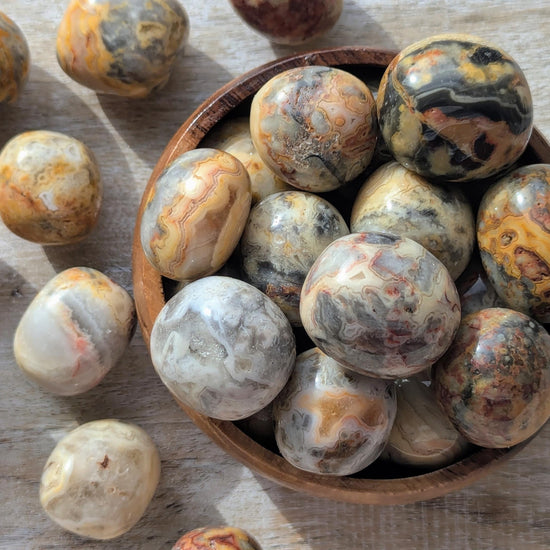 Crazy Lace Agate Tumbled Stones