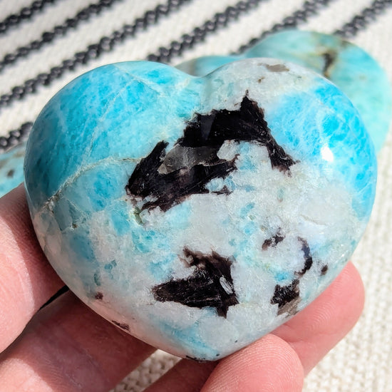 Heart-shaped-amazonite