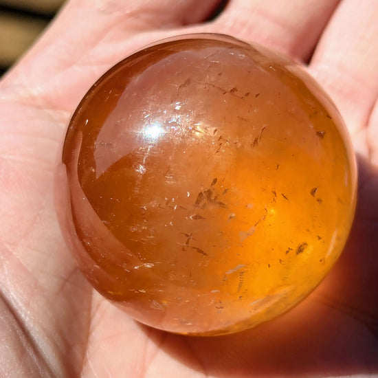 Honey-Calcite-Sphere-High-Quality