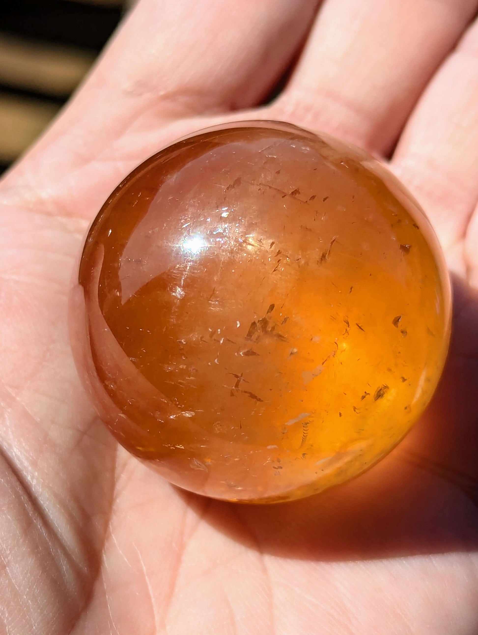 Honey-Calcite-Sphere-High-Quality