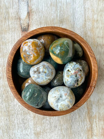 Ocean Jasper Tumbled Stone