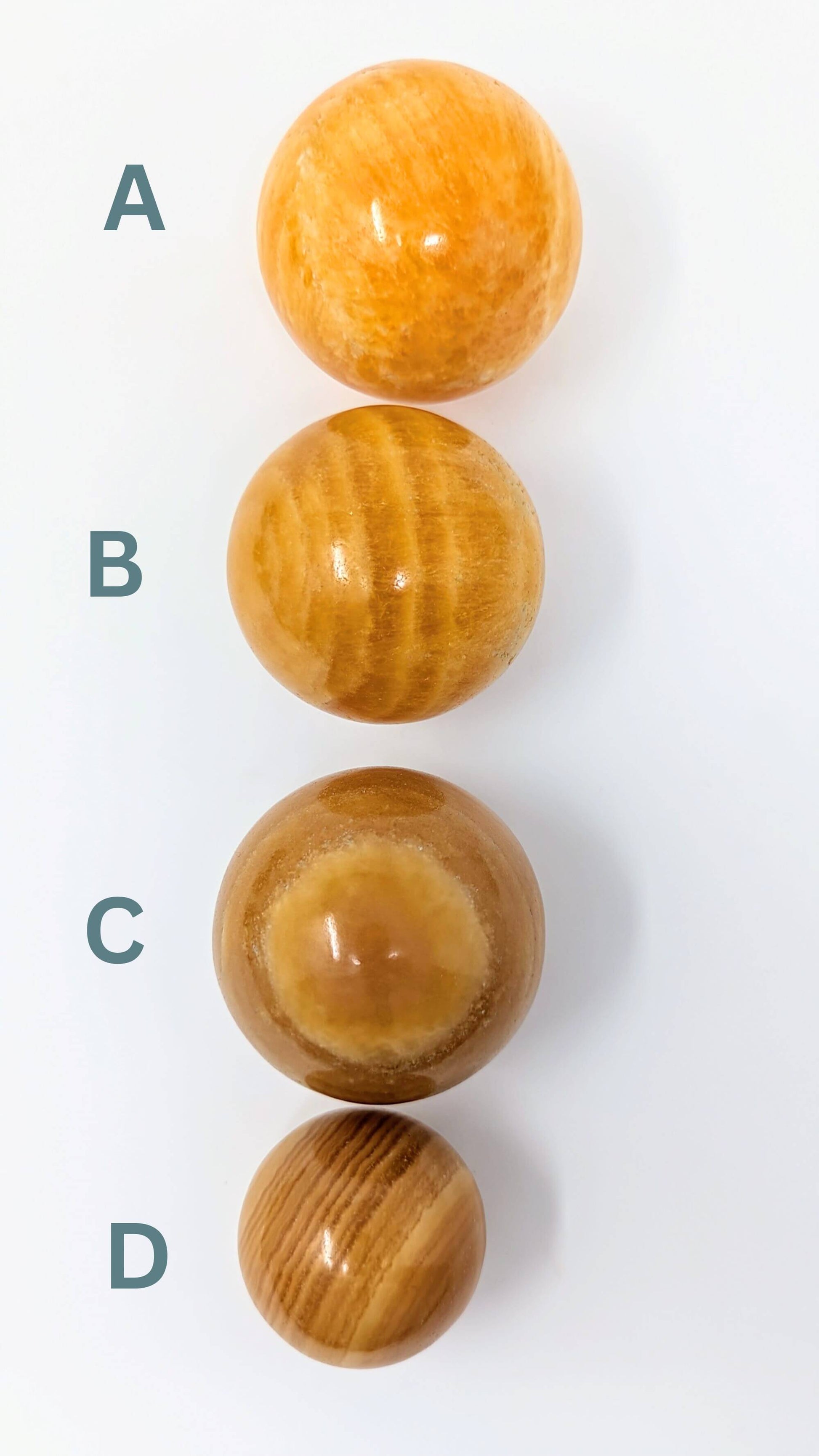 Orange-Calcite-Spheres