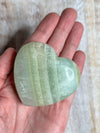 Pistachio-Calcite-Heart