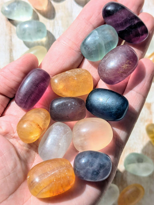 Polished-Rainbow-Fluorite-Tumbled-Stones