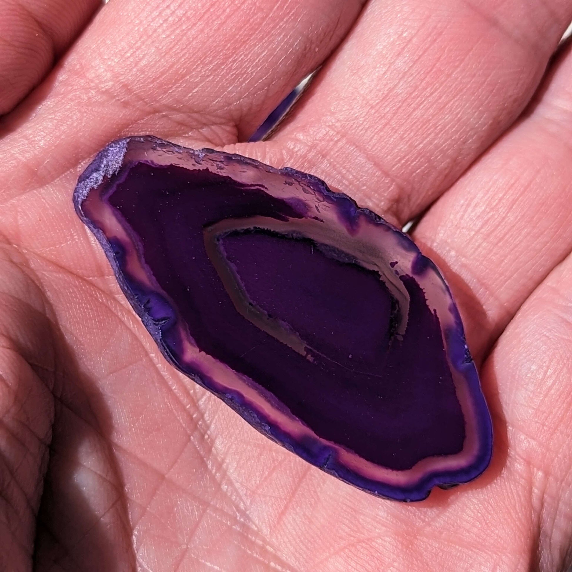 Polished-purple-agate-slice