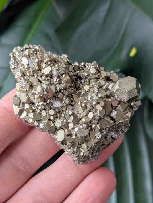 Natural Pyrite Crystal Cluster – Raw Fool’s Gold Stone
