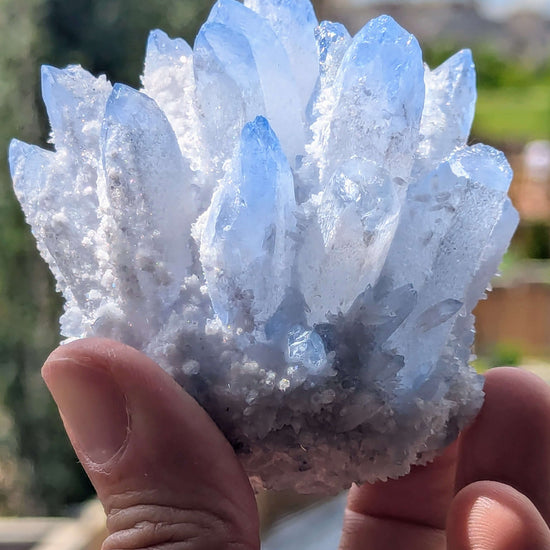 Tiny-Blue-Phantom-Quartz-Cluster-Geode