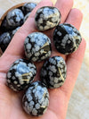 Snowflake Obsidian Tumbled Stones