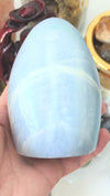 Angel Aura Blue Calcite Crystal Freeform