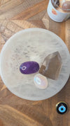 extra large selenite bowl 8 inch with base
