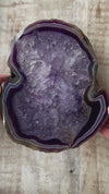 Purple Agate Crystal Platter 1160g