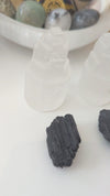 Selenite Tower Crystal Set
