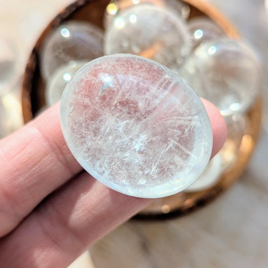 tumbled clear quartz